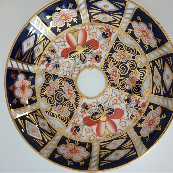 Vintage Tiffany & Co Royal Crown Derby Cup & Saucer - Picture 3 of 4